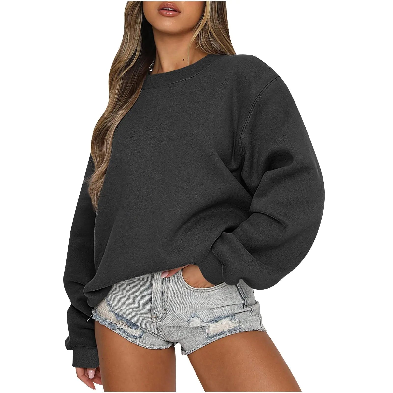 Chic Graphic Crewneck Sweatshirts for Women